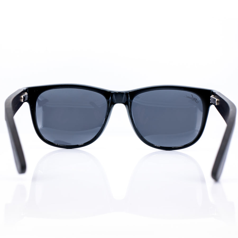 glozzi The Classic - Ebony Wayfarer Holz Sonnenbrille 