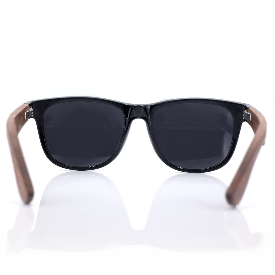 glozzi The Classic - Walnut Wayfarer Holz Sonnenbrille 