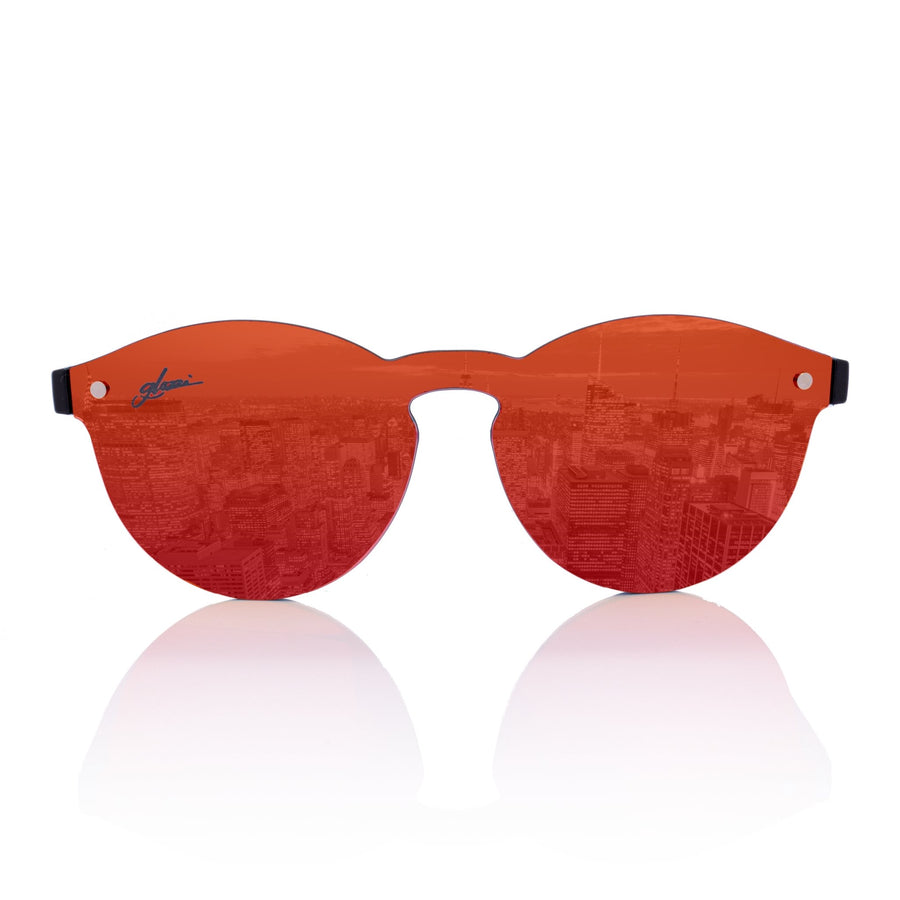 glozzi Daisy – Walnut Red Daisy Holz Sonnenbrille 