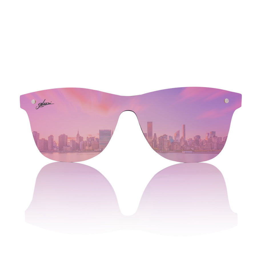 glozzi Miami – Zebrano Pink Miami Holz Sonnenbrille 