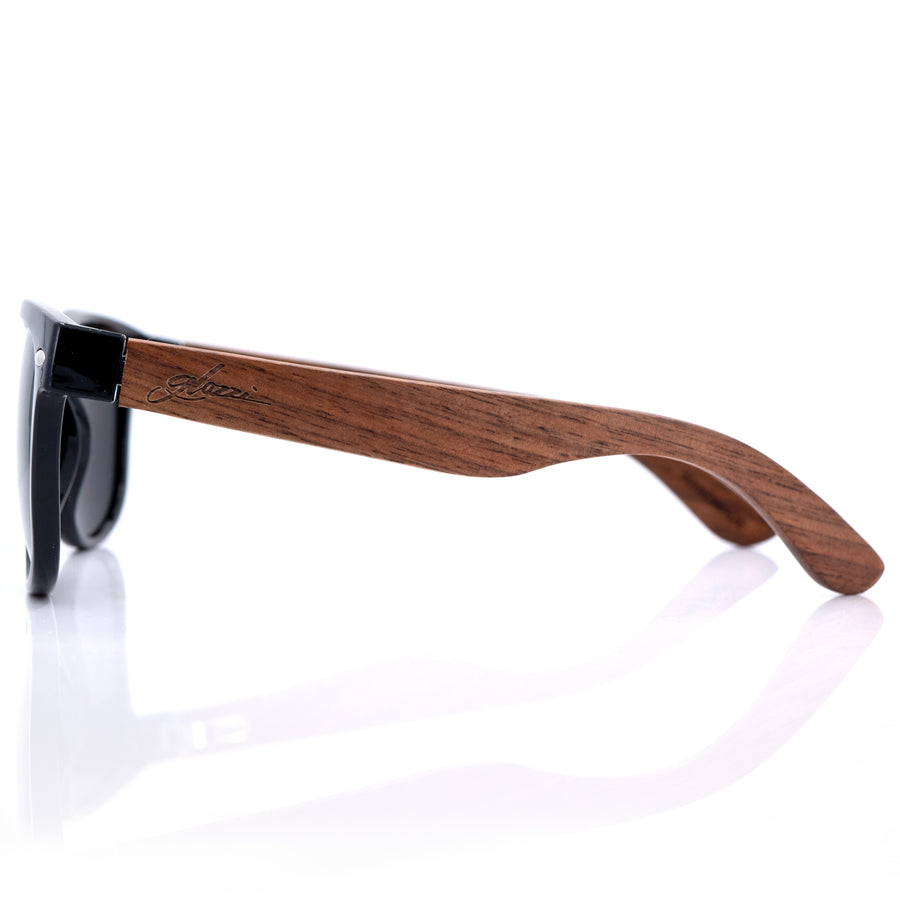 glozzi The Classic - Walnut Wayfarer Holz Sonnenbrille 